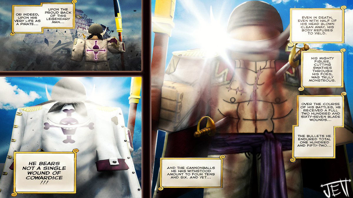 Je Tt On Twitter Whitebeard Gfx But In A Manga Type Of Style - whitebeard roblox