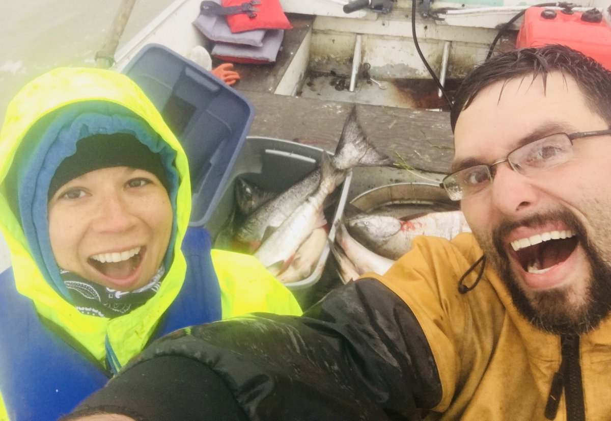 sdlclouse's tweet photo. Brought home 20 Kings this morning!
#salmonslayers
#aksummer https://t.co/Bvb6alNg6p