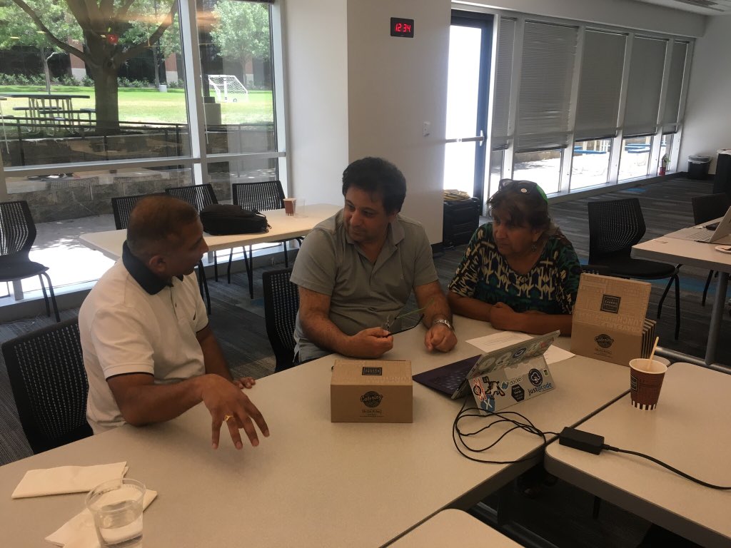 MisterReally's tweet photo. Global DevOps Bootcamp surprise local keynote from @DonovanBrown in Dallas #gdbc #gdbc2018 @InCycleSoftware https://t.co/DtzK3jmHZ7