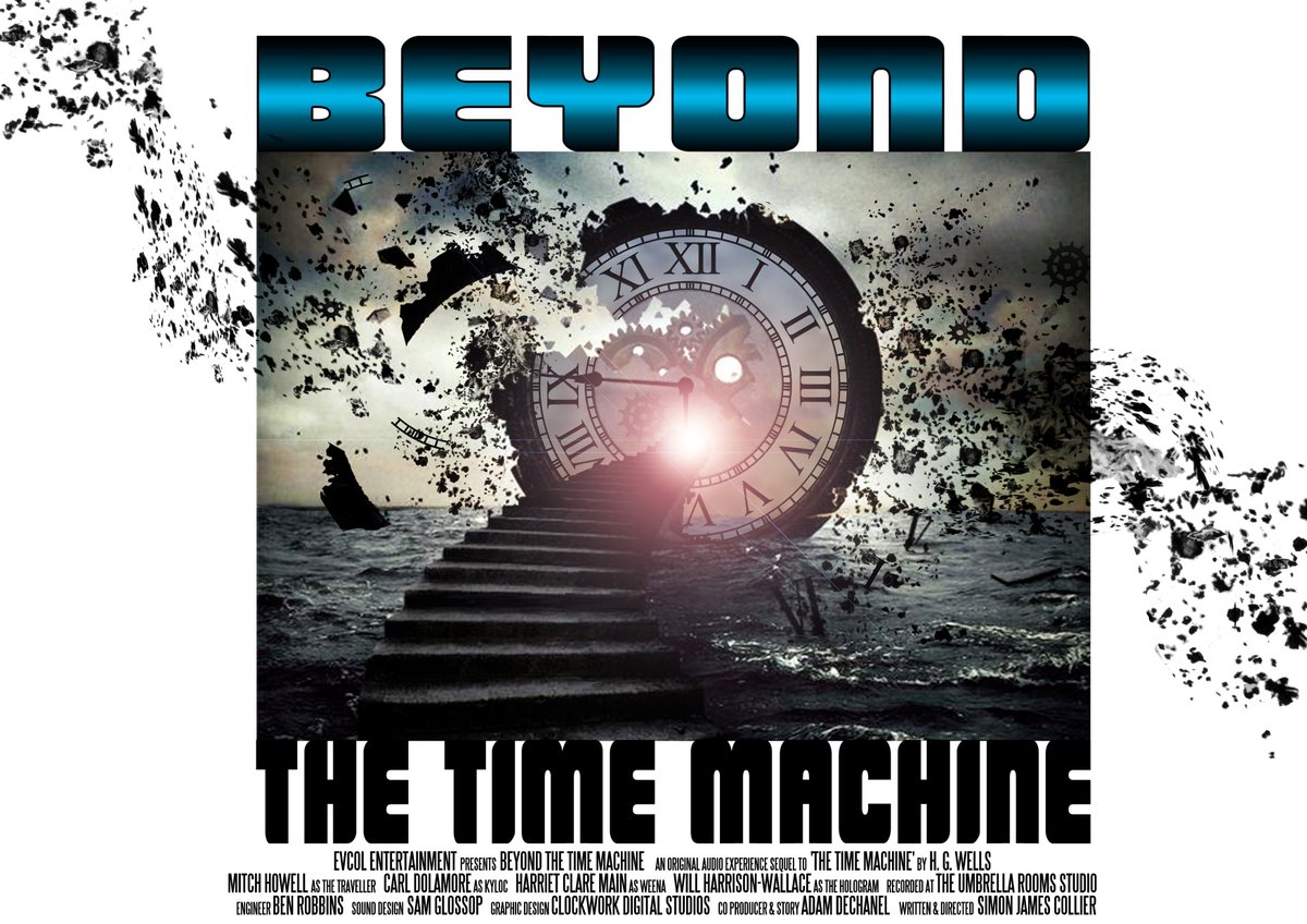okaicollier's tweet photo. Big thanks to Sam Glossop for the first mix and edit of our audio drama BEYOND THE TIME MACHINE -- going to settle down with a coffee and make the first round of notes - excited @omarokai @mitch_rh @Willhwallace @CarlDolamore @EvcolAX @EvcolOfficial @AdamDechanel @HarriMain https://t.co/lgBJdpT0AK