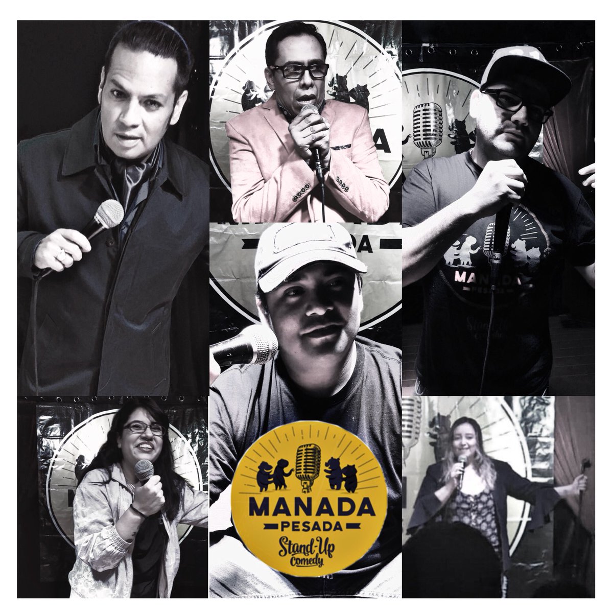 ForoPasquel's tweet photo. Cada uno con su estilo brilló esta noche de #standup en el #pasquel ¡Dejaron una huella con solo tocar el micrófono ! #LosDeHoy #Show #Standoperos #Buenazos #StandUp @ManadaPesada 🎤😂 https://t.co/DfVYppaCno