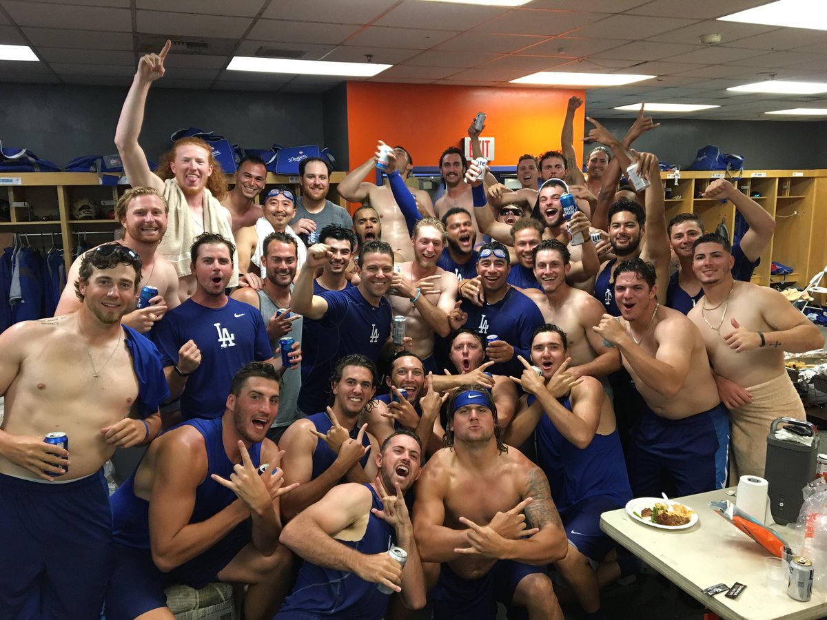 Normally we don’t take off our shirts and celebrate a Lancaster JetHawks victory, but when you come from 7 games under .500 and win a First Half South Title because of it...well, sometimes you act a little crazy.  See you in September. Go Quakes! #FirstHalfChamps