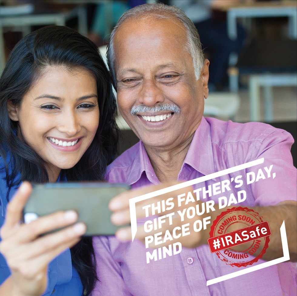 IRAMYPROTECTOR's tweet photo. No matter how old you are, you will always be your dad's little girl. This Fatherโs Day let your dad know that you can just shout for help and IRA's artificial intelligence will swing into action in no time.
#PersonalProtector #IRA #StaySafe #FeelSafe #FathersDay https://t.co/P4KyLoWU2a