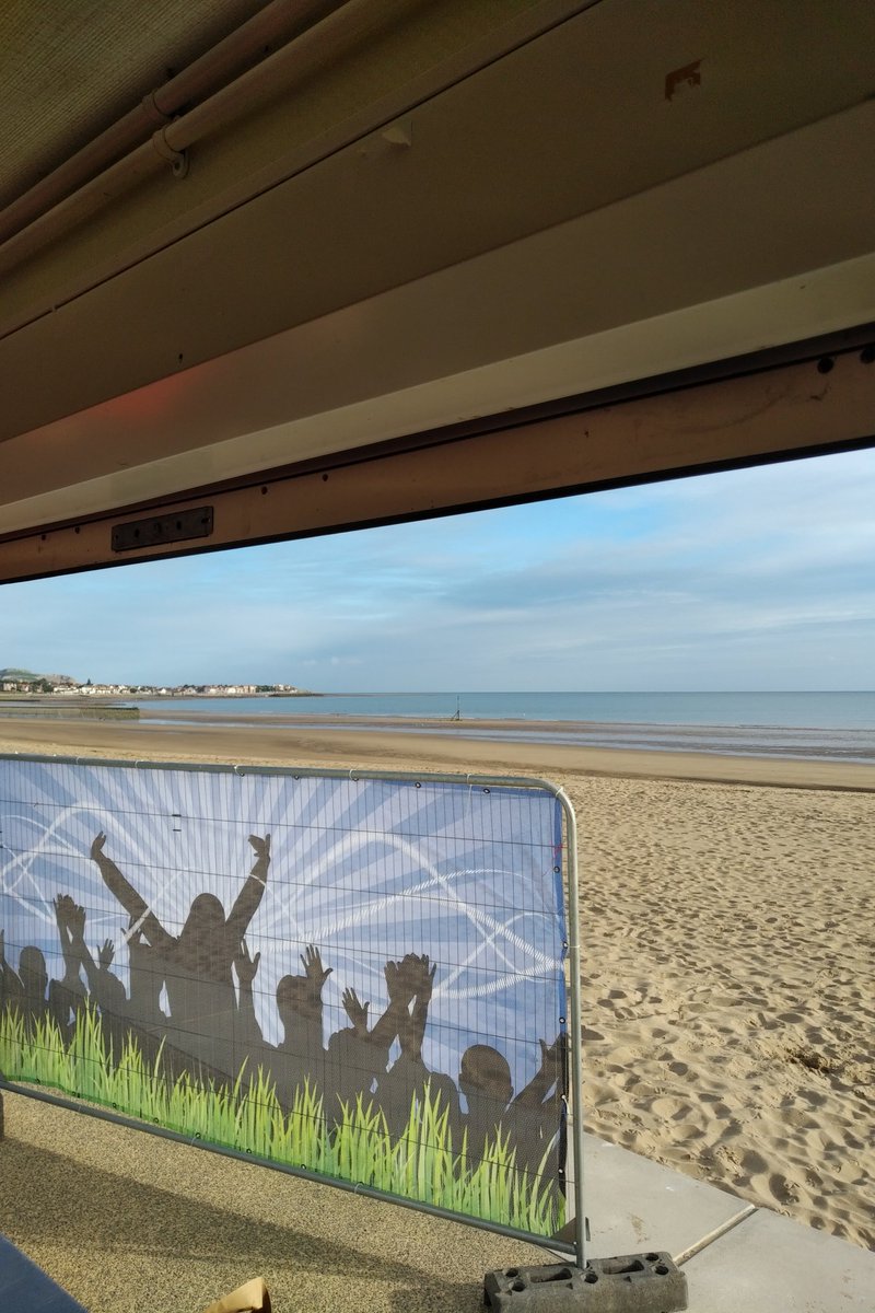 This mornings stunning view <a href="/visitwales/">Visit Wales 🏴󠁧󠁢󠁷󠁬󠁳󠁿</a> <a href="/colwynbay/">Together For Colwyn Bay</a> for the final of the <a href="/OVOEnergy/">OVO</a> <a href="/thewomenstour/">The Women's Tour</a> good luck all.