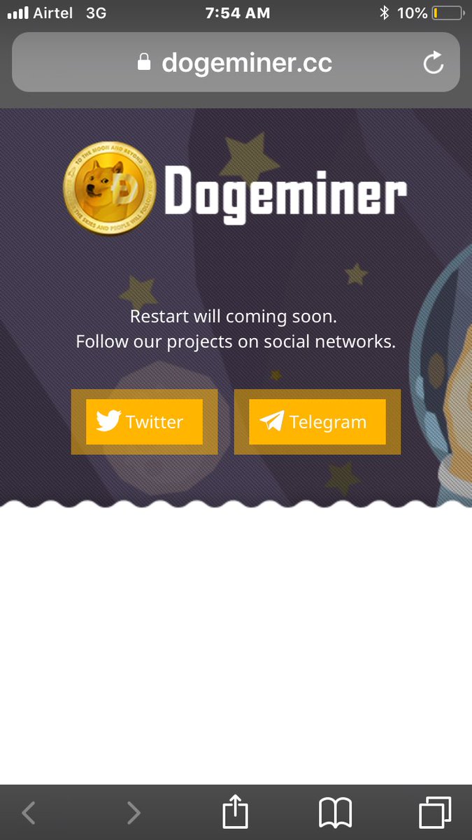 aideuduoise's tweet photo. @invest_cc What’s happening to https://t.co/Kgp78w6MDi? I made a withdrawal of 2500 doge last night. I got a success message but sadly I have not received my Doge! https://t.co/ev1n3Sx7GF