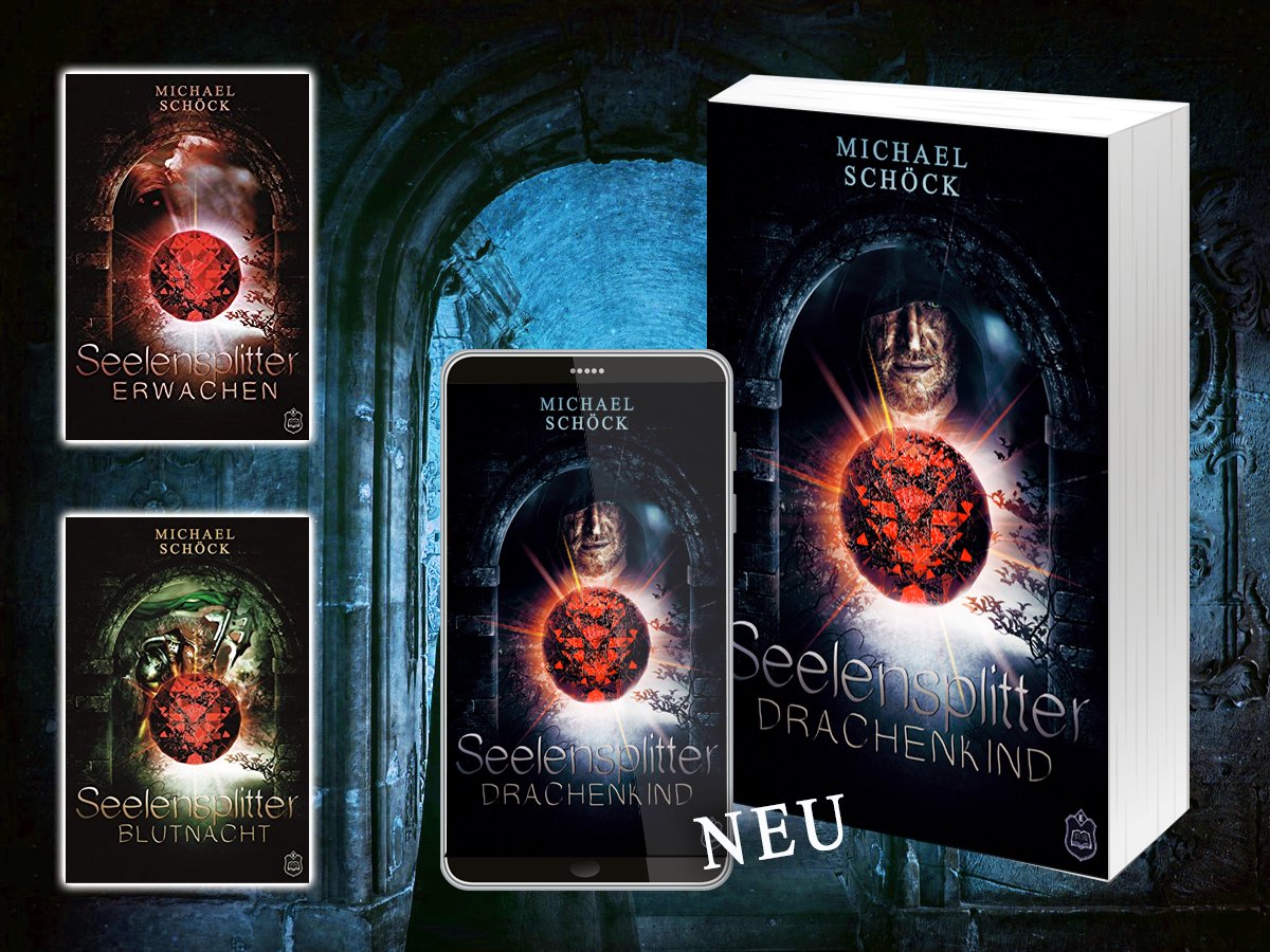 Es geht weiter mit der Reihe "Seelensplitter" von Michael Schöck! Band 3 "Drachenkind" -> buff.ly/2tfcdW6
