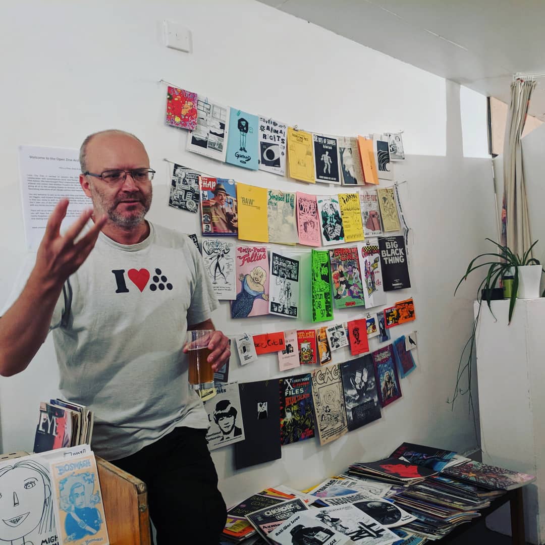 IllustratedBrum's tweet photo. Really enjoyed popping in to the Open Zine Archive at @artefact_bham where @peteashton &amp; @jezhiggins shared tales of SAE (self-addressed envelopes), PBM (play-by-mail), and classified ads. A really important, vast collection and stories that we'd love to see more of. https://t.co/6G35qvdMO6
