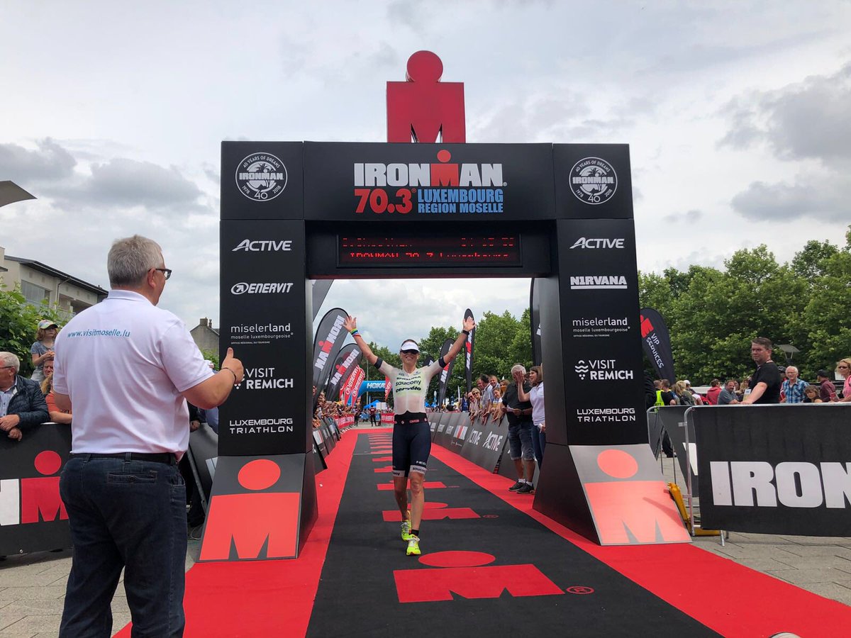 IRONMANLive's tweet photo. Here is your runner-up in the women’s race: @susiecheetham takes silver in 4:15:59 #IM703Lux #IM703Luxembourg https://t.co/jaBj15BQ5c