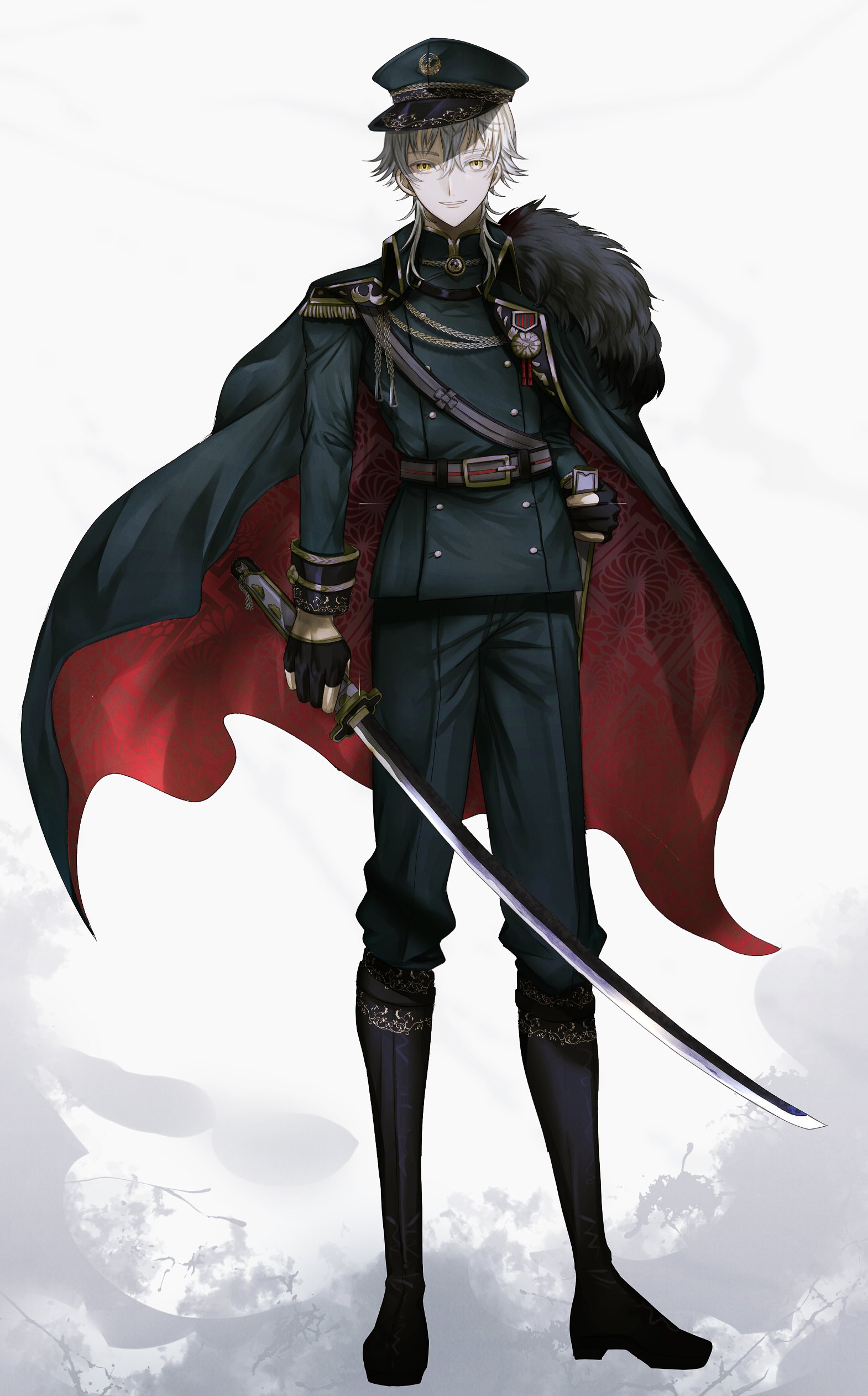 アバンドン蘭花 Auf Twitter お題箱 鶴丸の衣装を軍服化 黒色差分はおまけ T Co Fsvhr5y6u6 Twitter