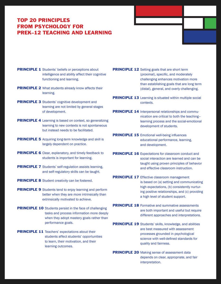 A must read! Top 20 psychological principles backed by hard research that affect T&amp;L 
drive.google.com/file/d/0B_4hi9…