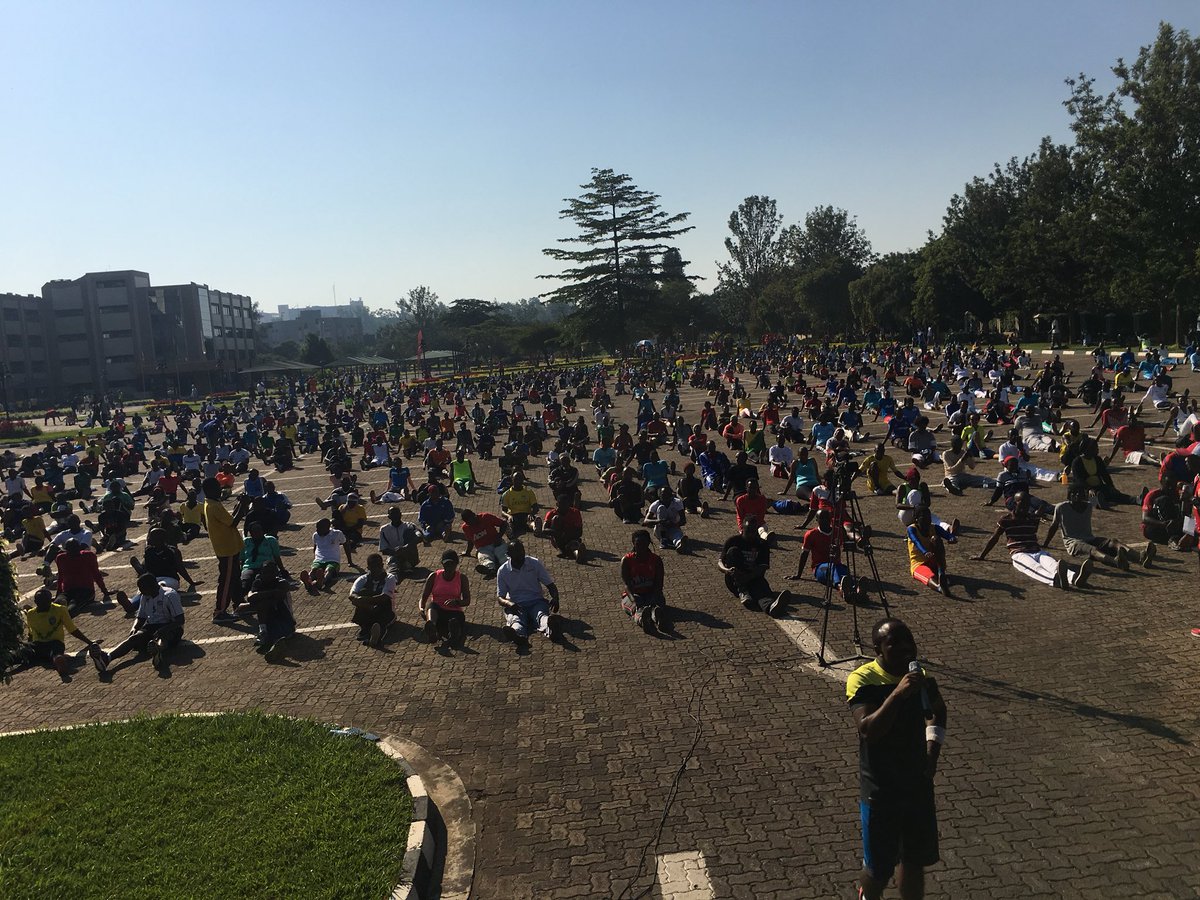 JohnPeter_RWA's tweet photo. The best thing we can do for our #health is to take control of it! Look beyond he pill bottle to #healthylifestyle make Physical exercises a habits #Sports is the easiest way to go for #Healthyliving the Leadership of #Rwanda brought to you the #CarFreeDay as a good platform https://t.co/GmgziOKIdr