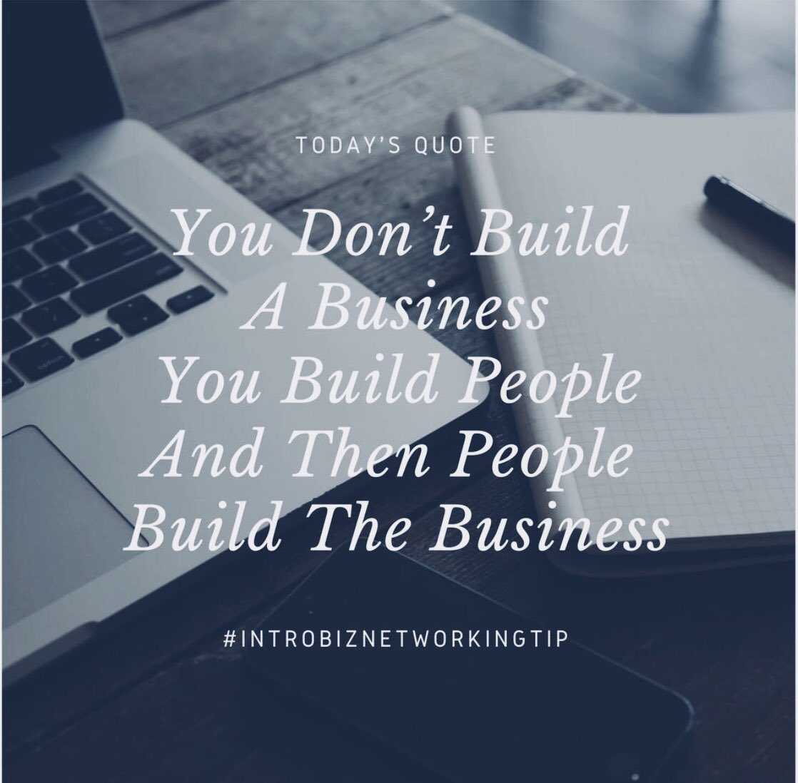 Business is all about people making long term lasting relationships with only the ones that you trust...
Remember be a giver not a taker...🤝🤝🤝🤝🤝🤝🤝
#Introbiz #networkingtips #business #networking #entrepreneurs #people #businesstips #entrepreneur Introbiz.co.uk