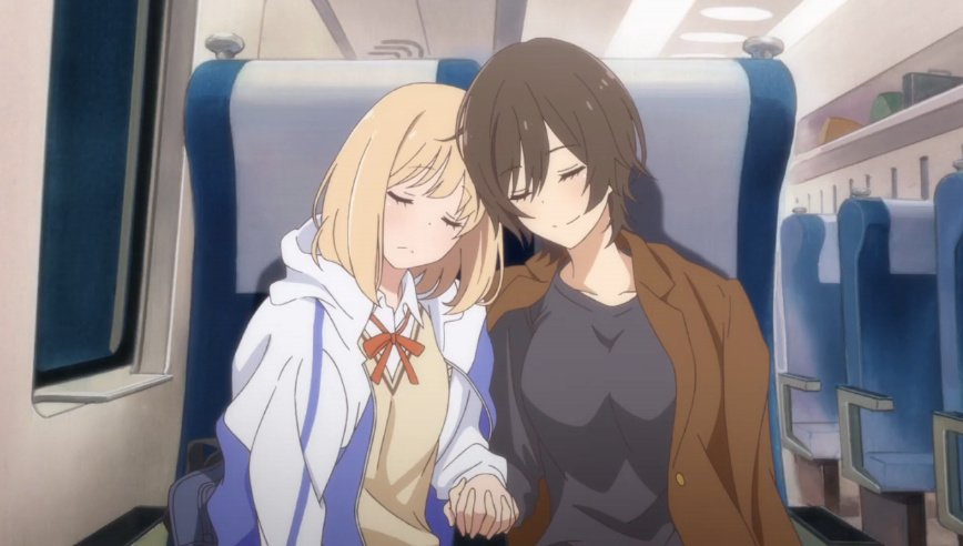xMoonlightchanx's tweet photo. Together forever 😊🚄 #Kasesan #yuri #ova2018 #ending https://t.co/IeypdfpvgQ