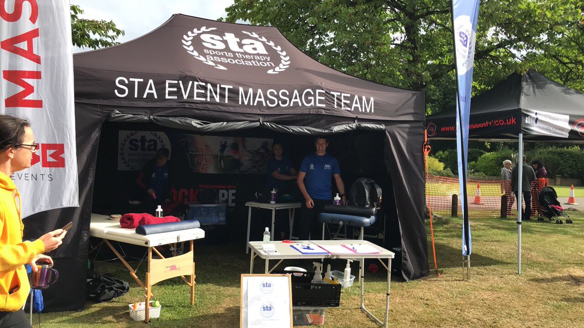 15 minutes Massage £10. 30 minutes Massage £20. RockTape application £5. @OSBevents Woodhall Spa Tri with <a href="/UK_STA/">Sports Therapy Association</a>
