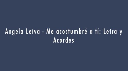 pickdelay's tweet photo. #meacostumbreati #angelaleiva #letrayacordes  #PickDelay ► https://t.co/iYZTMqSDuZ https://t.co/D45ktkXOOn