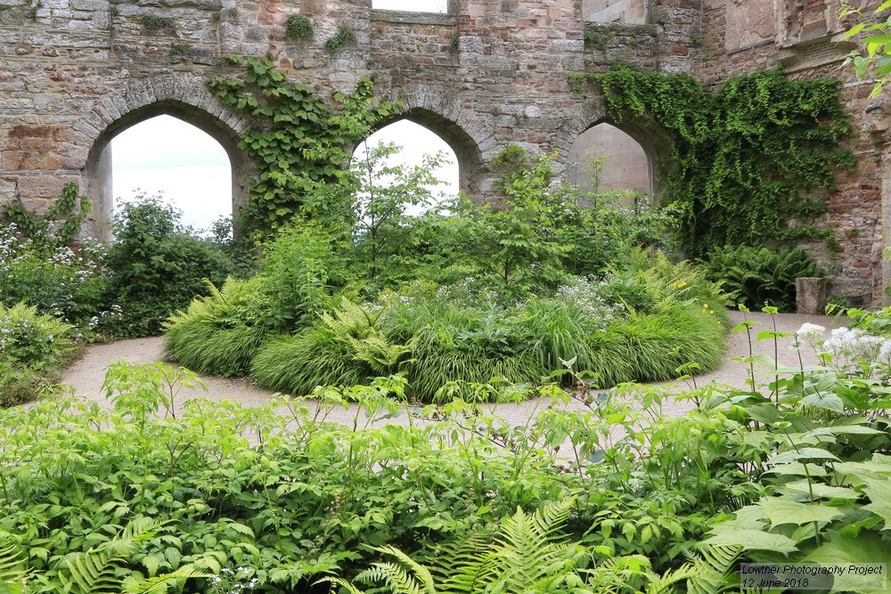 M_OgleGardener's tweet photo. The parterre tapestry garden and garden in the ruin maturing wonderfully. So much interest at this time. https://t.co/KR4bmLx87c
