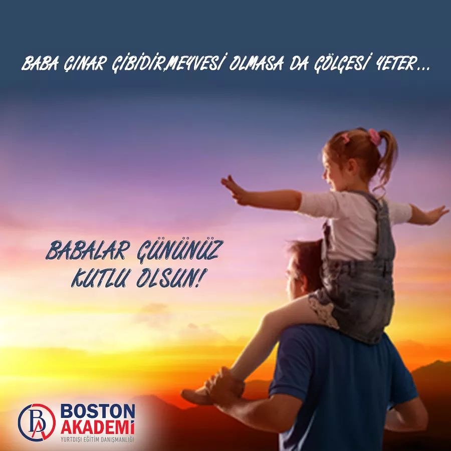 bostonakademi's tweet photo. Baba çınar gibidir,meyvesi olmasa da gölgesi yeter… Babalar Gününüz Kutlu Olsun! https://t.co/jAJceku7Cs #Bostonakademi #Yurtdışındaeğitim #Yurtdışındaüniversiteeğitimi #Dünyanıneniyiüniversiteleri #Holiday #BabalarGünü https://t.co/BJZchak169