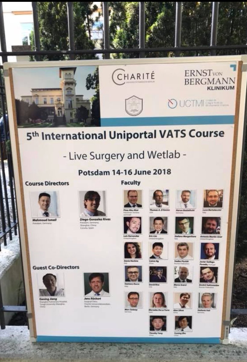 DigitaleMedizin's tweet photo. 5th International Uniportal VATS symposium https://t.co/QxuNMFXS04