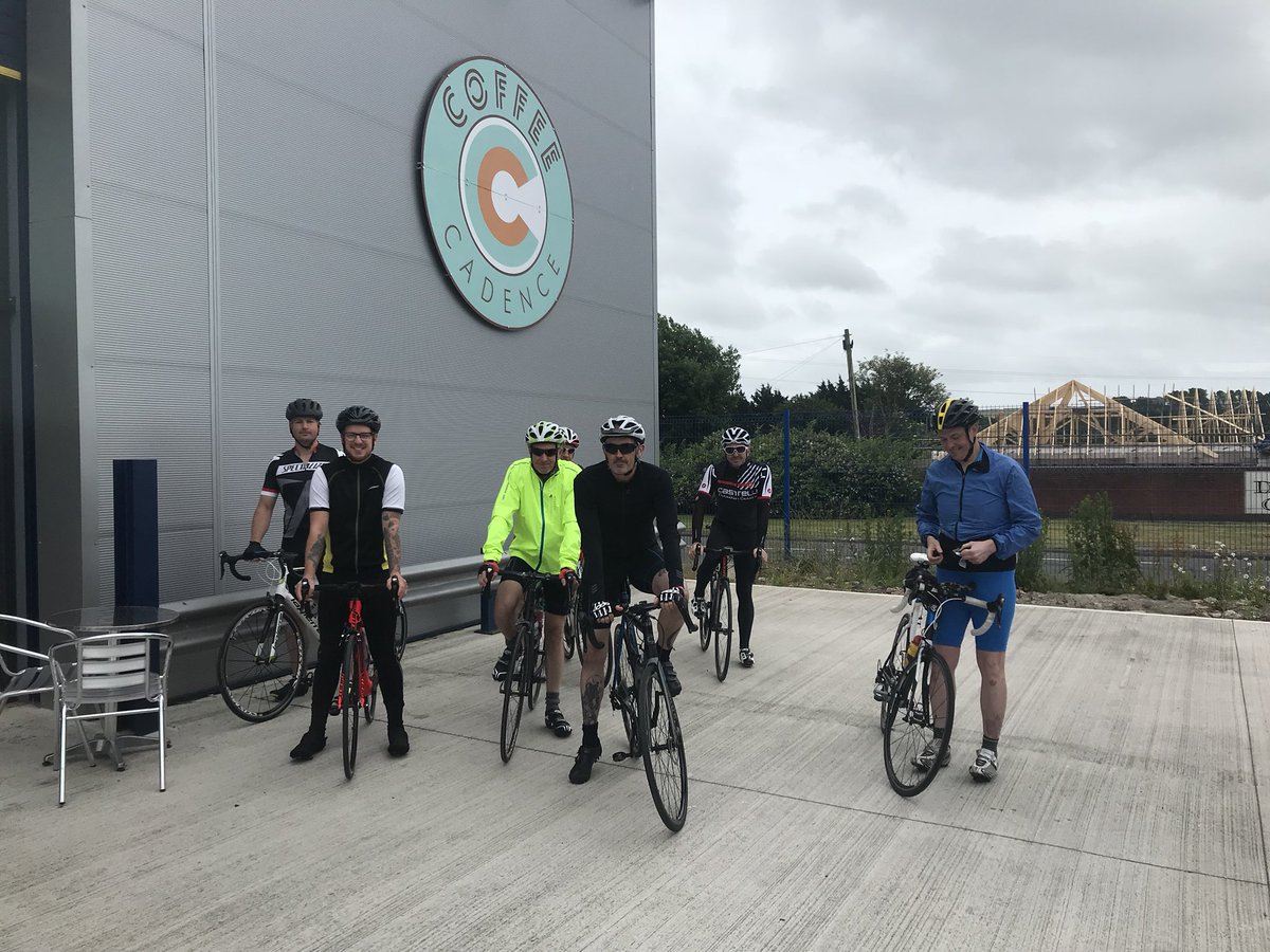 A little bit of rain is not going to stop our social ride this morning. Come and join us....9.00 every Sunday morning.