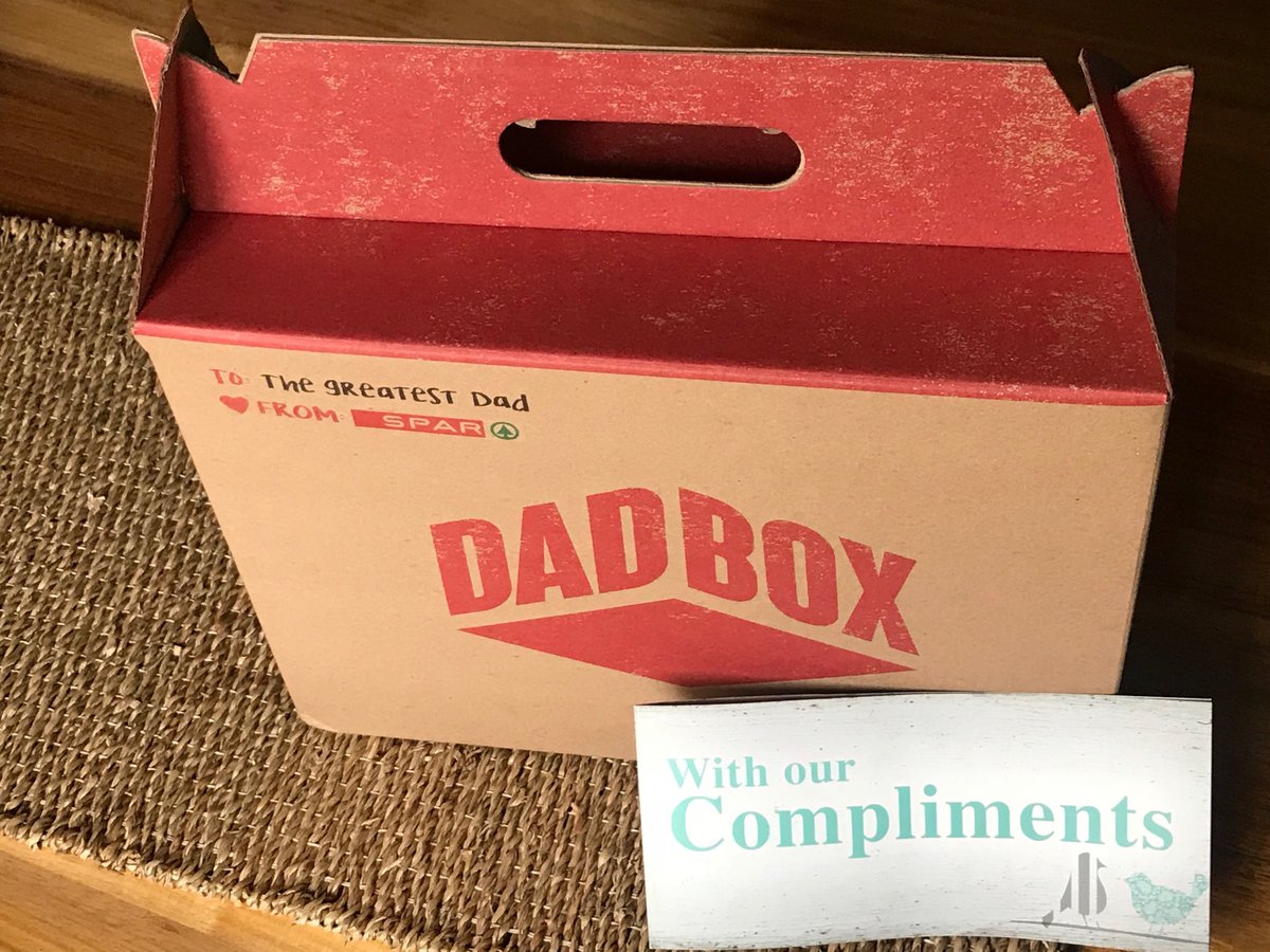 Thank you to ⁦⁦<a href="/sparwc/">SPAR Western Cape</a>⁩ for making my Father’s Day special with my own personalized #DadBox. Go on…spoil your dad.
