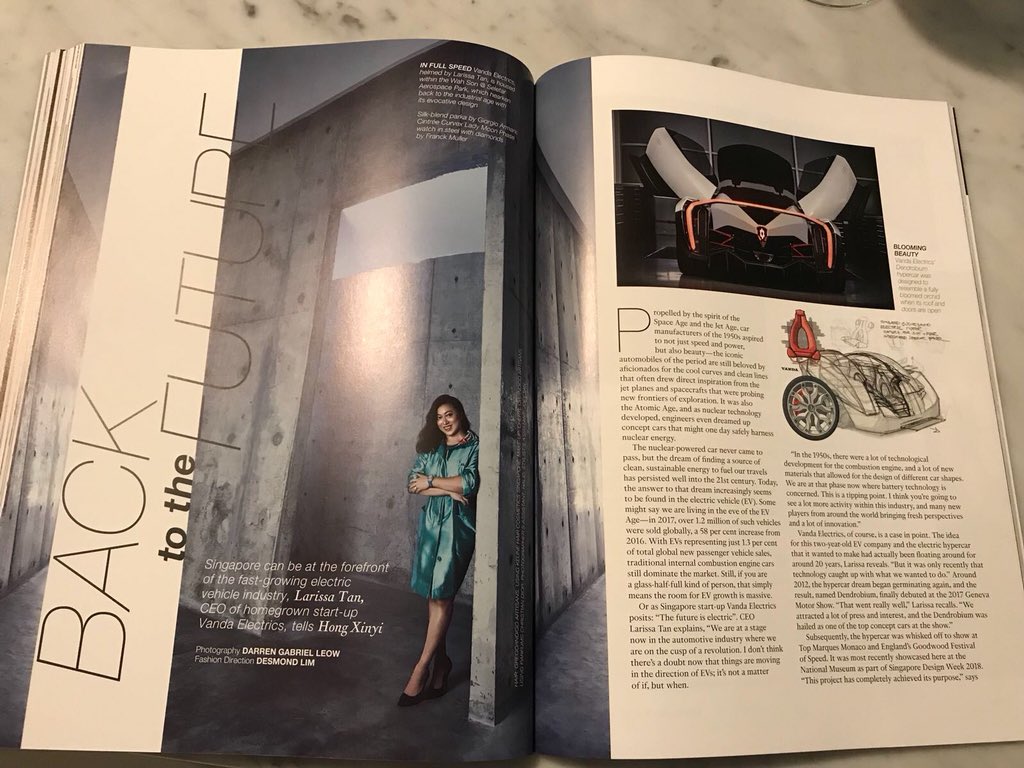 vandaelectrics's tweet photo. Our CEO @LarissaTan is on Singapore Tatler! https://t.co/lvuu61mPoy https://t.co/vkE0fOzIYS