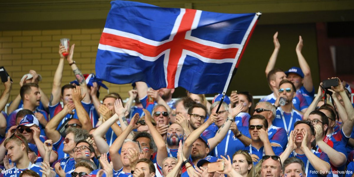dpa_sport's tweet photo. Und es hat Huh gemacht: #ISLARG  Die Lieblinge der #Euro2016 schlagen auch beim #WorldCup wieder zu. @dpa via @wznewsline. https://t.co/v1sIZtMRYU (bei) https://t.co/mpYDI3YFIy