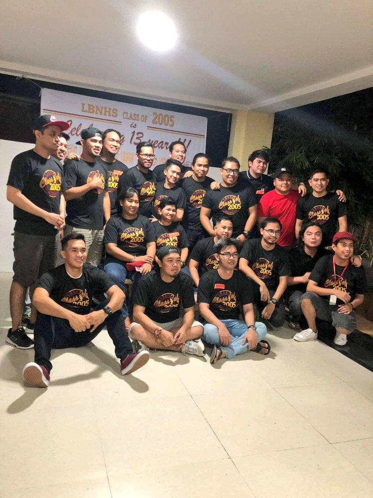 baklangkanall's tweet photo. Seeing everyone last night was just so beautiful. Thank you to all our classmates who came. It was just so surreal. I love you guys so much! I am beyond proud to be a member of this batch. See you again after 2 years! Padayon! #HSreunion #Batch2005 💖 https://t.co/nr7RRn0bt9