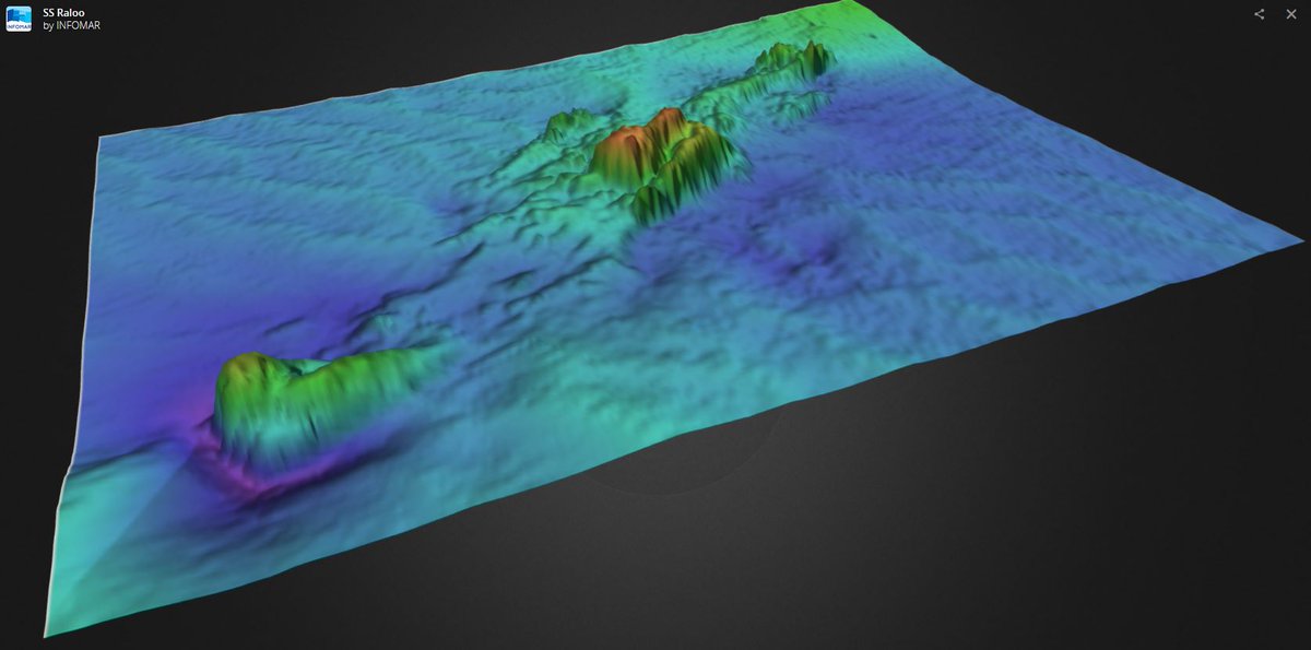 followtheboats's tweet photo. #OnThisDay 1917
SS Raloo Cargo Vessel 71.4m Long 10m Wide sank 27km SW of #CarnsorePoint #Wexford 51m deep #INFOMAR
Check out the 3D model here: https://t.co/tcHxtjEPIs
@GeolSurvIE @MarineInst https://t.co/ImkkXp7Rkl