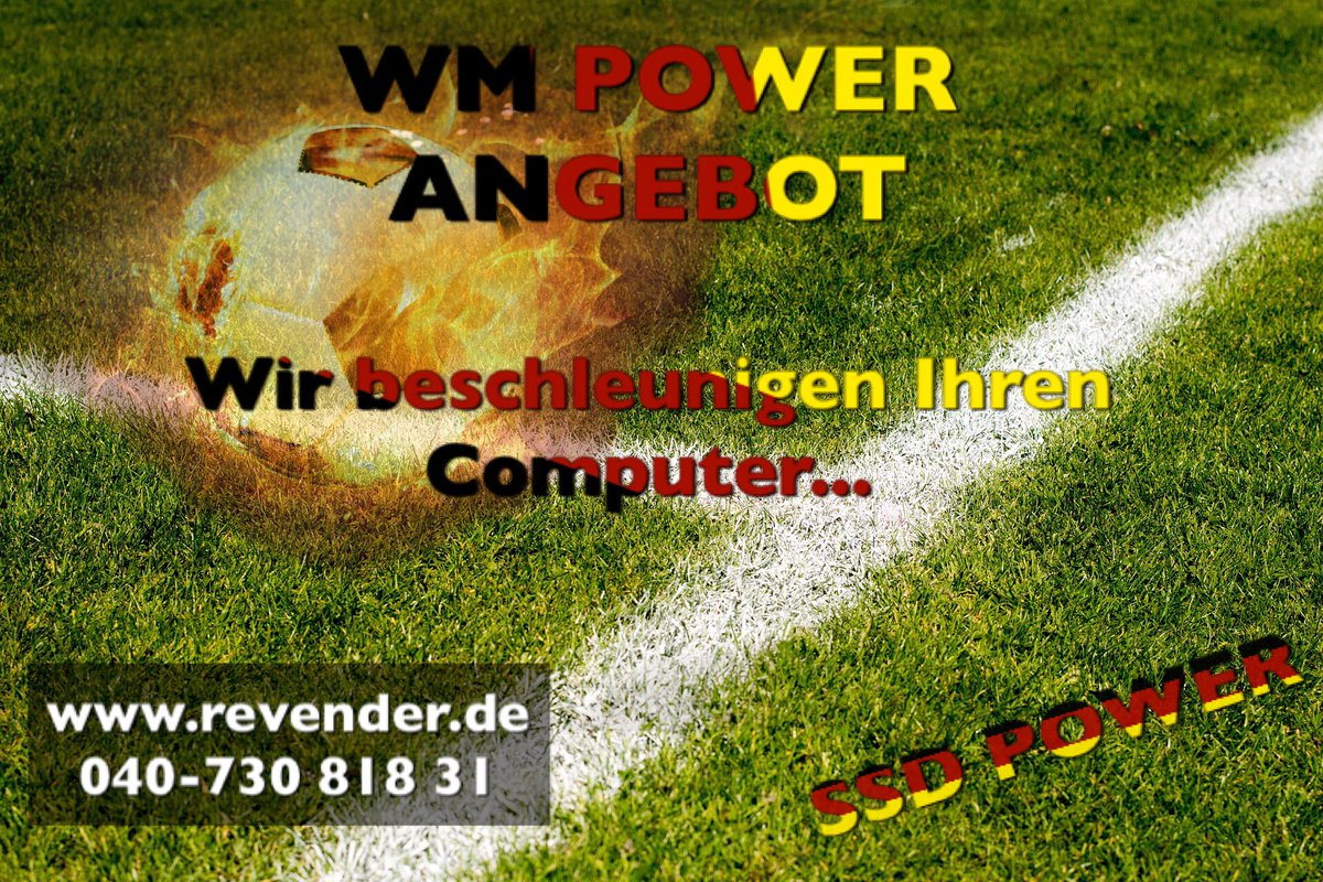 revender_de's tweet photo. Der Fußball wird immer schneller... und Ihr Computer immer langsamer? Wir können das ändern... wir beschleunigen Ihren Computer! Sollten Sie keinen Unterschied feststellen müssen Sie auch nichts bezahlen... Garantiert! https://t.co/r0GeyocThX https://t.co/Ds7Otyeiqw