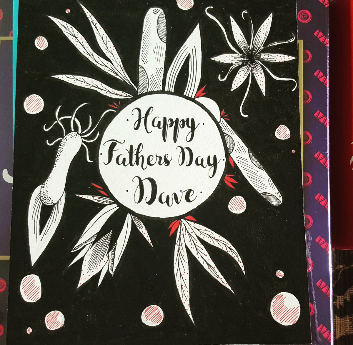Beautiful Father's Day card by Izzy
