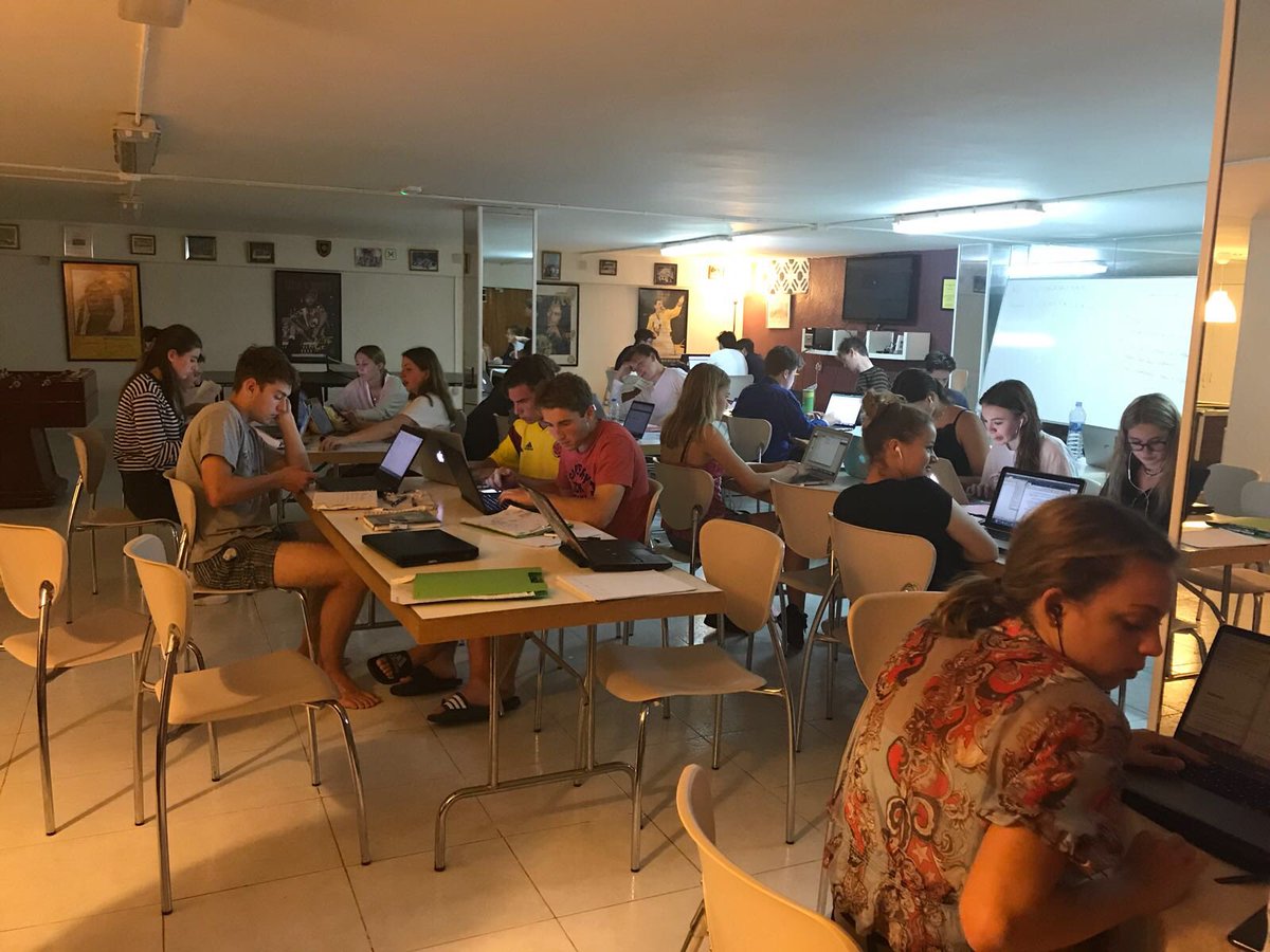 RSGeogDept's tweet photo. It’s not all fun in the sun. Hours of work being put in after dinner each night to write up the days data and prepare tomorrow’s methodologies. #workhardworkhard #survey123 #arcgis https://t.co/NJ3TDZwVS8