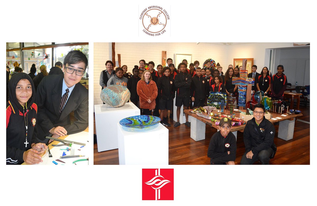 PrendivilleG's tweet image. On 7 June a special collaboration took place at PCC with a visit from Clontarf Aboriginal College. We were lucky to host 25 students from Clontarf who came to work with our FlexEd students in the Glassworking Studio.