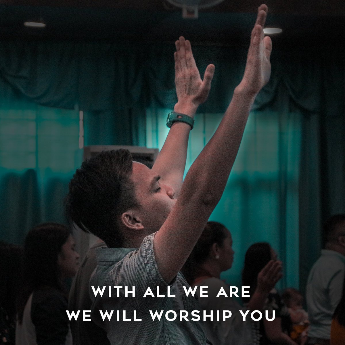 cogpasaycity's tweet photo. "With all we are, we will worship You."
#COGPasay #COGPasaySundayService #IWillGOBeyond #GOBeyond2018 #BornAgainPilipinas https://t.co/dNHu2sNk5K