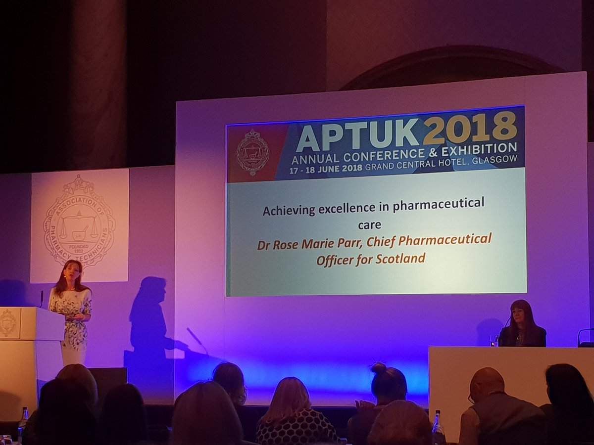 MaryAnnC4mpbell's tweet photo. #APTUK18 😀 @eastren techs Happy to be here at the @APTUK conference 2018 @rosemarieparr making an important point we need to change the way we deliver our pharmacy services, time is now! https://t.co/tA5PYU5O35