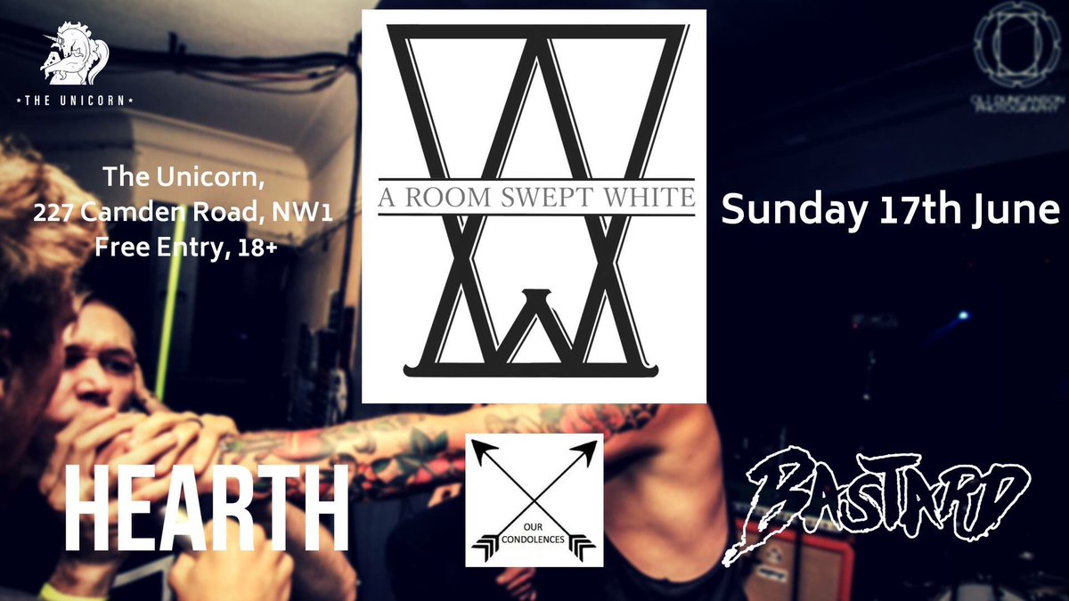 Tonight we’re playing a show at the unicorn in Camden. Free entry! Doors open at 7pm. 🤘💥 #HRTH #theunicorncamden #camden #london