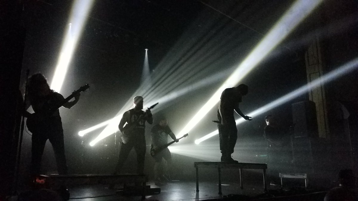 ChainsawCat19's tweet photo. Last night was an absolute blast! #whitechapel #ThisIsExile https://t.co/xhdRRM9b21