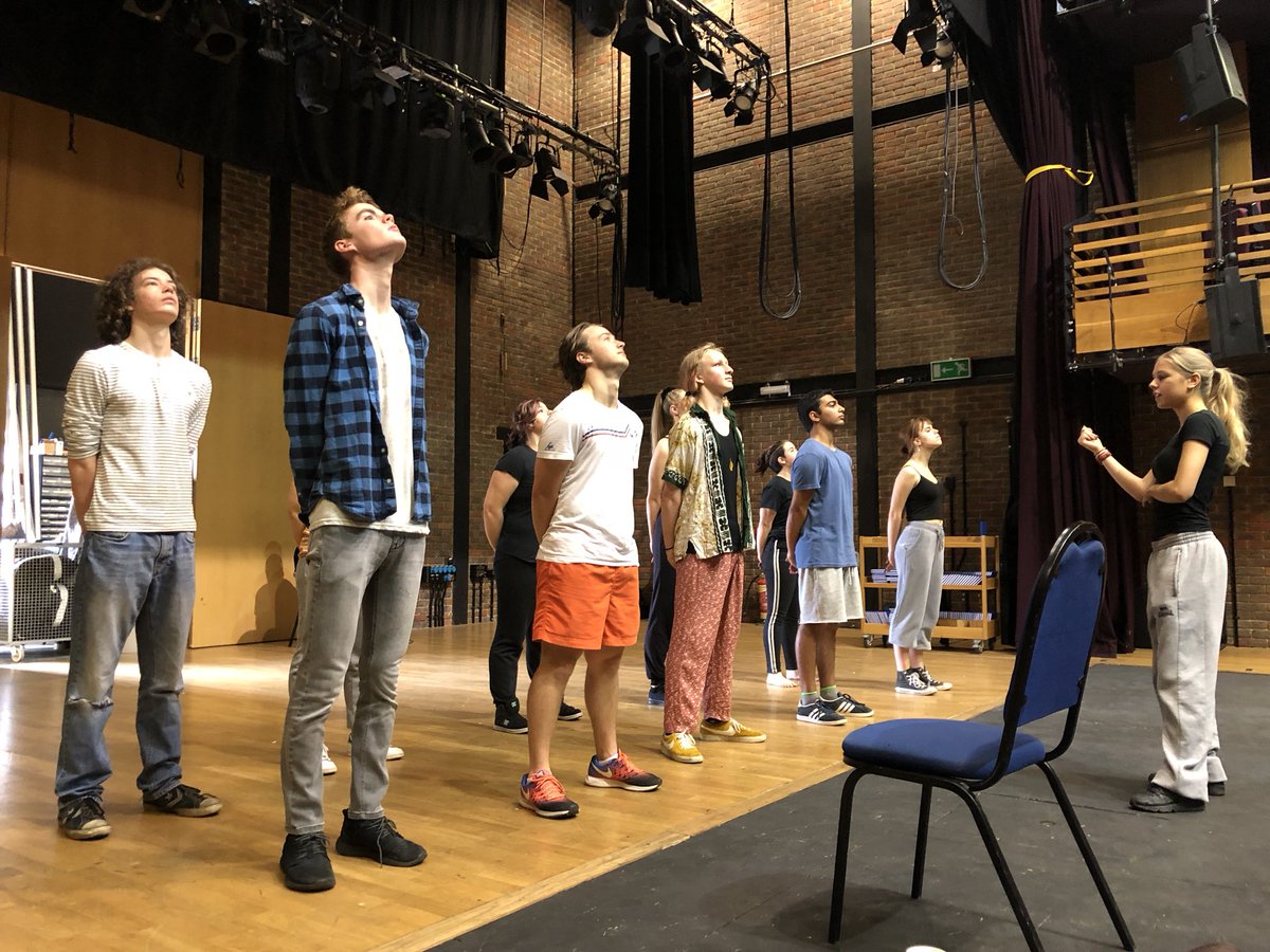 Drill practice for Bear Pit Theatre. If we don’t get this right a lot of Bear Pit alums will be cross with me!