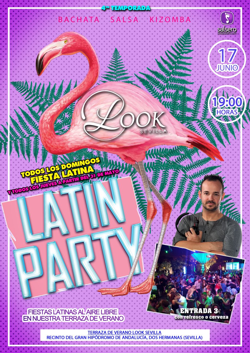 ¿Con más ganas de seguir bailando? 🙃💃🕺🎵
Otro domingo mas 🗓➕ nos reunimos para darle alegría a las caderas a ritmo de salsa, kizomba y bachata con nuestro rey del fuegote 👑🔥 Dj Pumuky 🎧🔝. Más información en nuestra pagina de Facebook ow.ly/tcM830ktsat