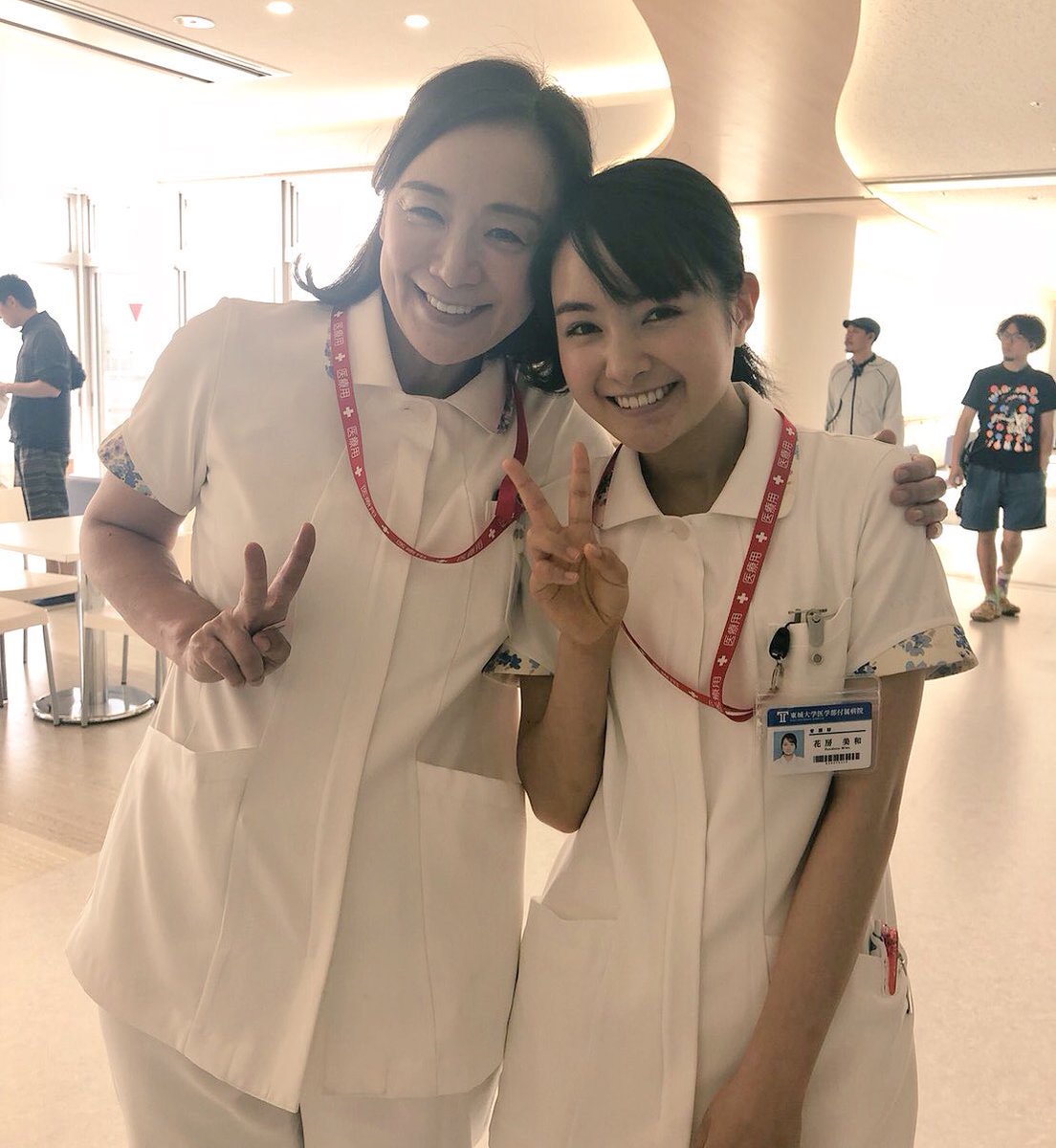 第9話放送まであと2時間❗】 美和ちゃん&藤原師長コンビが放送2時間前