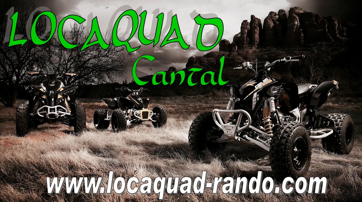 locaquad's tweet image. Découvrir le Cantal et l'Auvergne autrement, dans le respect de la nature, avec un guide confirmé.   locaquad-rando.com