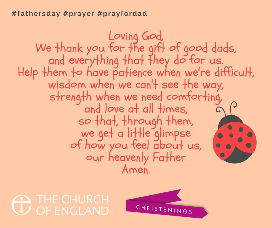 Praying for all dads this Father's Day