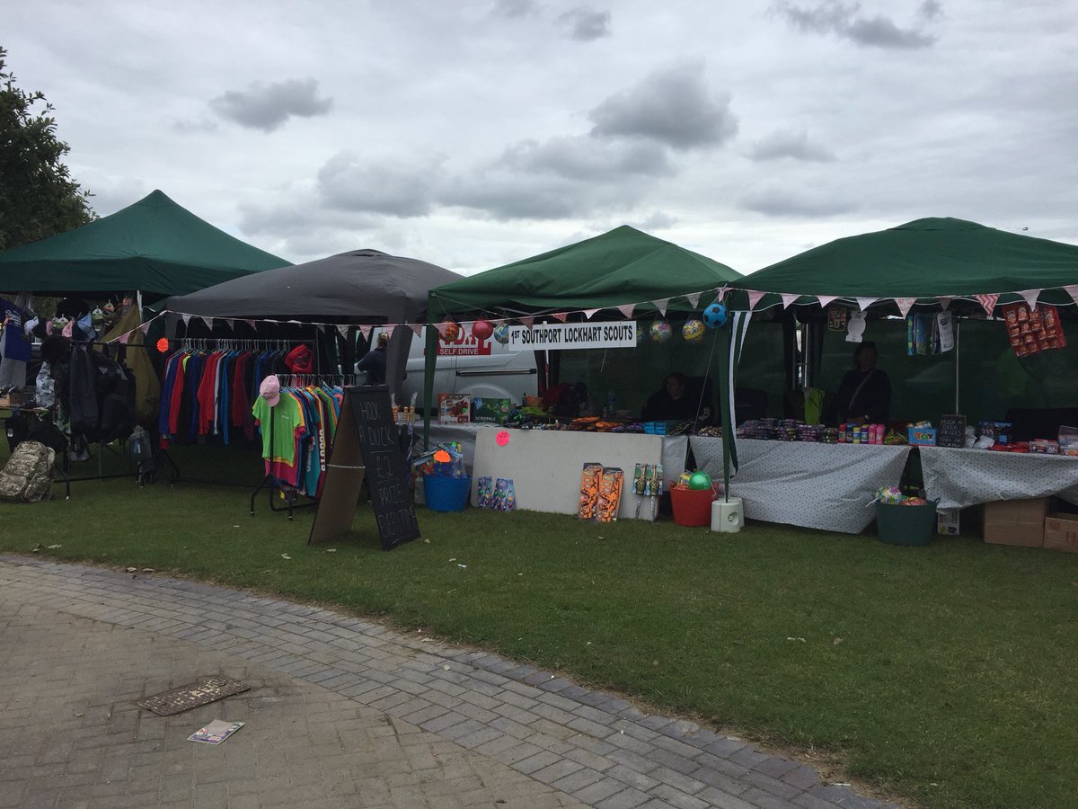 1stSouthport's tweet photo. Whilst our cubs are at @MerseysideScout #Wingding2018 our Scouts are at @WoodvaleRally fundraising for Sam, Mackenzie & Adam to go to #WSJ19 with @UKUnit47 come along and support us. #HookADuck #PrizeEverytime #SkillsForLife https://t.co/dpobQFigRM
