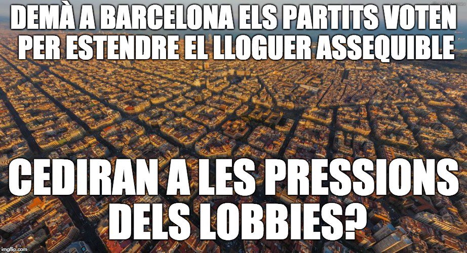 SindicatLloguer's tweet photo. 1/ 🔴 URGENT. Fa 4 mesos, tots els partits menys PP van aprovar que BCN faci com París, i un 30% dels nous habitatges siguin lloguer assequible. Ara sembla que alguns cedeixen a pressions dels lobbies: a 48H d'una votació clau, amenaçen amb dinamitar l'acord. #LloguerPublicBcn https://t.co/PuTK1eweDU