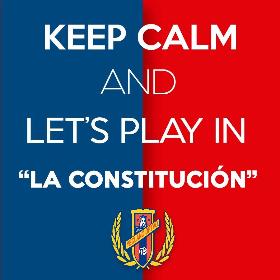 Que si, que hemos perdido, que nos anularon un gol y esta difícil pero....
#SomosYeclano 
#YeclanoSanluqueño