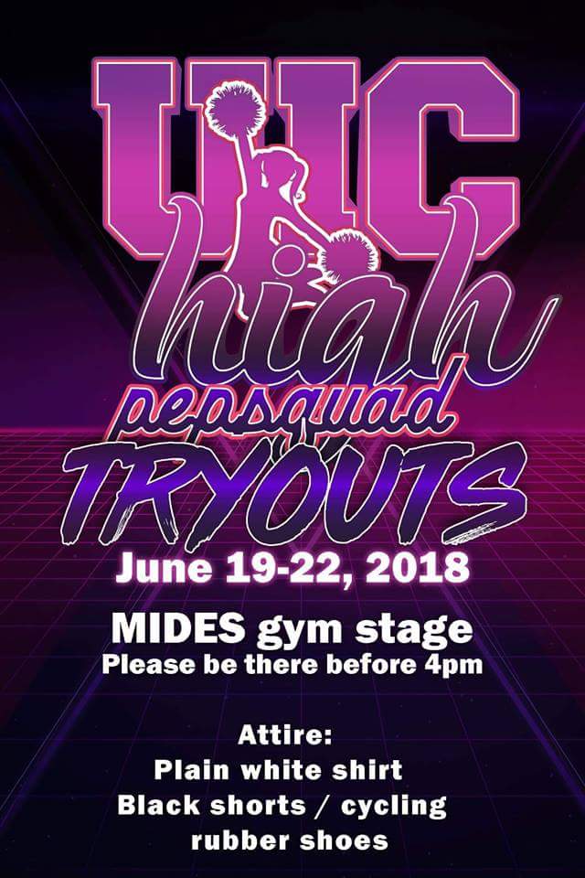 AiraUllegue's tweet photo. WHAT ARE YOU WAITING FOR??? COME AND JOIN OUR TRYOUTS!!! 🎀🎀🎀
#Cheerloud
#Cheerproud
#UICHIGHPEPSQUAD https://t.co/nh7kI1MoMM