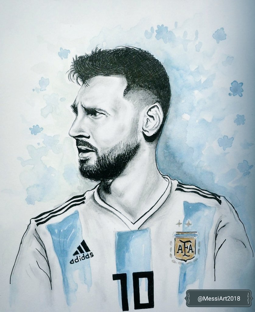 Retweet if you love Messi.
Like if you love my artwork. 
<a href="/TeamMessi/">Team Messi</a> <a href="/Argentina/">🇦🇷 Selección Argentina ⭐⭐⭐</a> <a href="/FIFAWorldCup/">FIFA World Cup</a>
#Messi 
#ARG 
#WorldCup