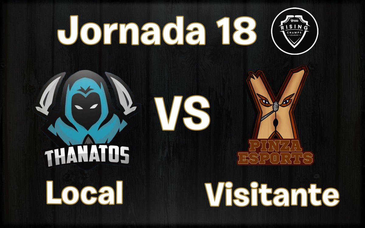 PinzaeSports's tweet photo. Hoy nuestro chicos tienen su ultimo partido de la @RisingChampsRL contra @EsportsThanatos. #GoPinza https://t.co/aIAWJb0ah2