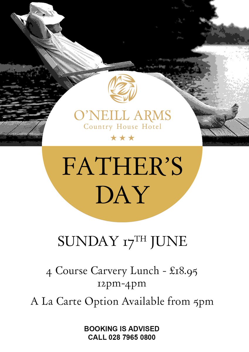 Happy Father's Day Dads... Remember any Dad dining with us today gets a complimentary pint of their choice.