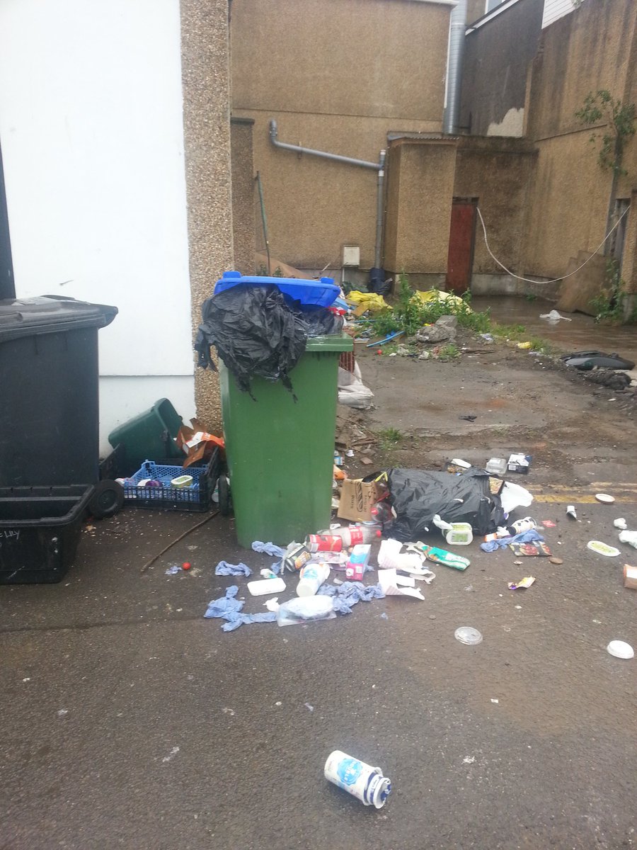 Not a pretty sight behind Station Road <a href="/NPTWasteCrime/">NPT Waste Crime</a> <a href="/NPTCouncil/">Neath Port Talbot Council</a>