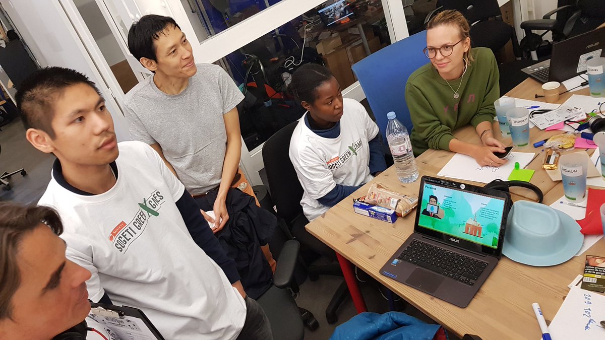 BeMyAppFR's tweet photo. @SaveTheDropGame en pleine Science Fair au #Hackathon #SogetiGreenXGames by @sogeti_fr !💧 https://t.co/5RZIgEBUxf